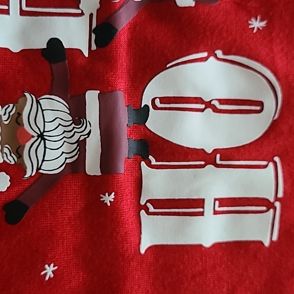 JAMMIES FOR FAMILIES GIRLS 2 PIECE SANTA "HO HO HO" SIZE XS 6/6X - Picture 10 of 12